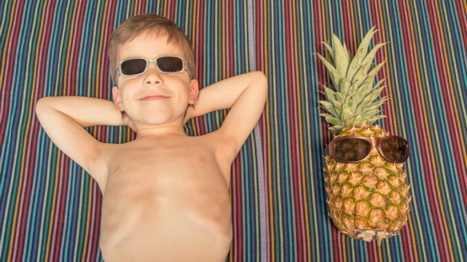 Scottature solari nei bambini: cosa sapere
